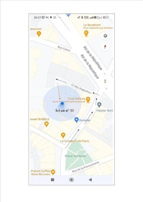 Studio Cosi Idealement Place Au Coeur De Ville بورج المظهر الخارجي الصورة